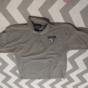 Port Authority Colorado Buffaloes Embroided Polo Shirt Size L